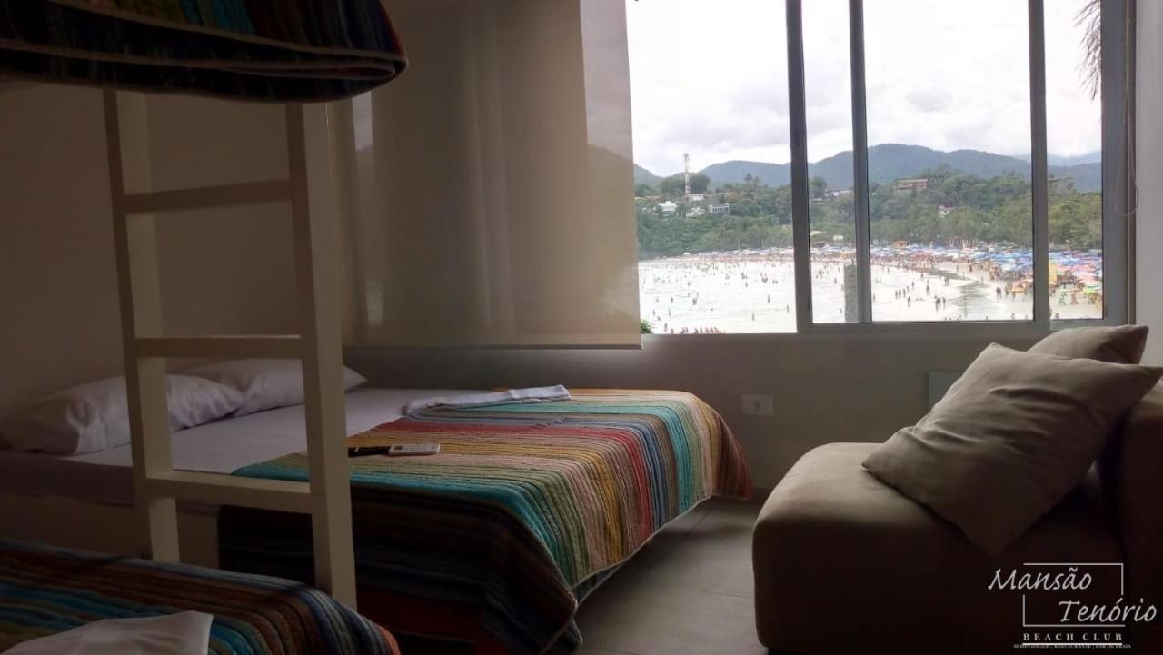 Mansao Tenorio - Suites, Estudio Ou Cobertura Pe Na Areia Ubatuba Exteriér fotografie